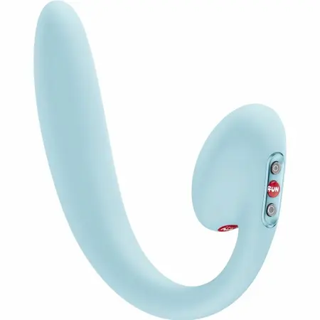 Fun Factory Crescendo Double Air Pulse Flexible Device Ice Blue