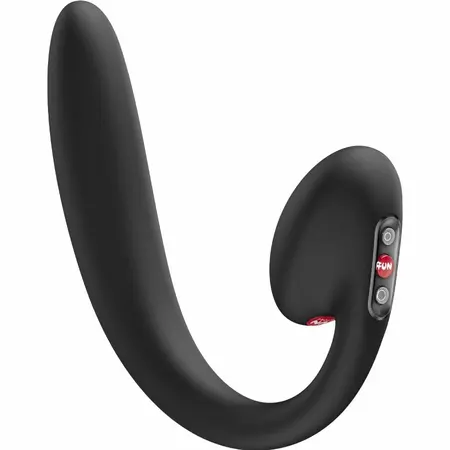 FUN FACTORY Crescendo Black - Dual Air Pulse & Thrusting Flexible Massager