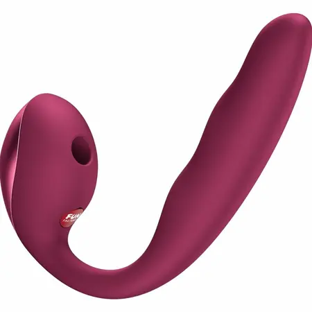 FUN FACTORY STRONIC PULSE ALLEGRO Dual Air Pulse System Wine Red 23.3cm