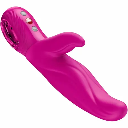 Fun Factory Lady Bi Dual-Motor Intimate Device Magenta Silicone 8.6in