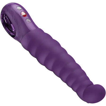 FUN FACTORY Patchy Paul Vibrator Dark Violet - Curved G-Spot Design, 23cm