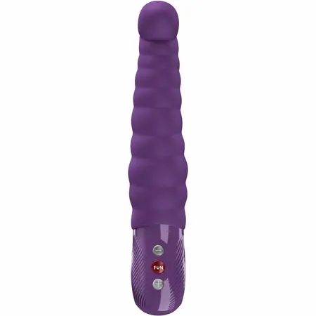 FUN FACTORY Patchy Paul Vibrator Dark Violet - Curved G-Spot Design, 23cm