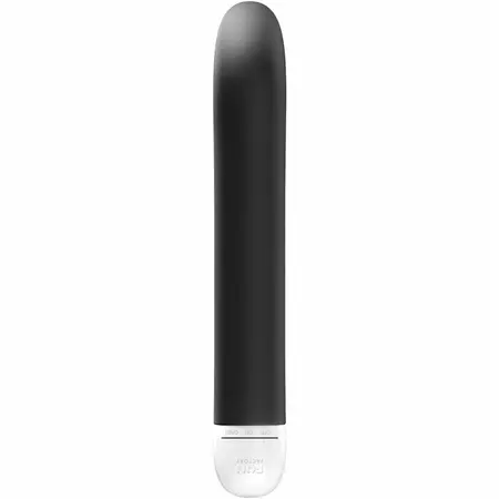 FUN FACTORY JOUPIE Black, kompaktni zakrivljeni silikonski vibrator za stimulaciju G-tačke