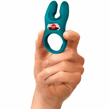 Fun Factory NOS Pro prilagodljivi vibrirajući sistem od silikona u tamnozelenoj boji
