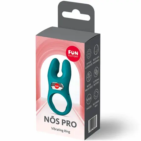 Fun Factory NOS Pro prilagodljivi vibrirajući sistem od silikona u tamnozelenoj boji