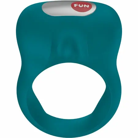 FUN FACTORY STEADY Vibrating Support Ring Bottle Green Silicone