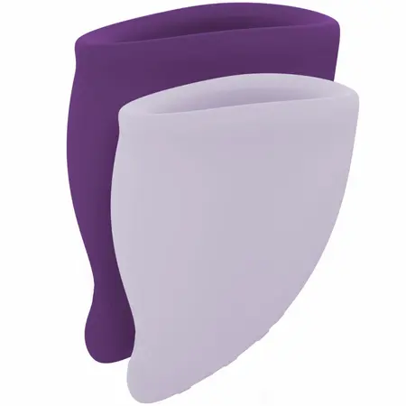 Fun Factory FUN set menstrualnih čašica Violet, dve veličine, medicinski silikon