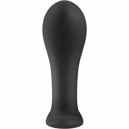 Fun Factory Bootie L intimni čep u crnoj boji, velika veličina, svilenkasti silikon