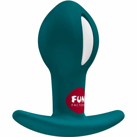 FUN FACTORY B BALL UNO Green - Weighted Anal Plug, Ergonomic, Waterproof