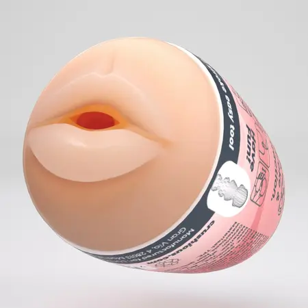 Crushious Ezy Egg Red, kompaktna intimna igračka sa teksturisanom unutrašnjošću