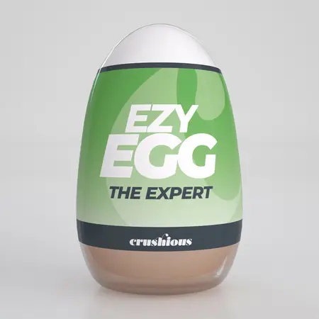Crushious Ezy Egg The Expert Green kompaktni intimni stimulator TPE ABS