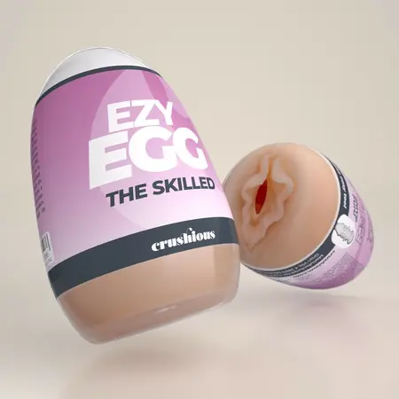 Crushious Ezy Egg The Skilled ljubičasti - kompaktan intimni uređaj TPE/ABS