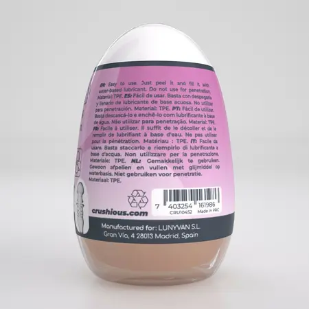 Crushious Ezy Egg The Skilled ljubičasti - kompaktan intimni uređaj TPE/ABS
