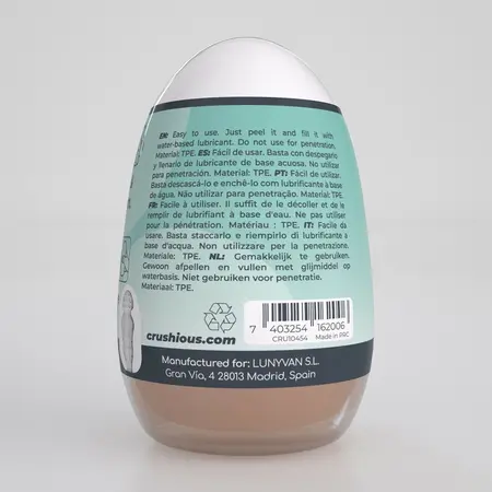 Crushious Ezy Egg The Novice Turquoise intimni uređaj nežan na dodir