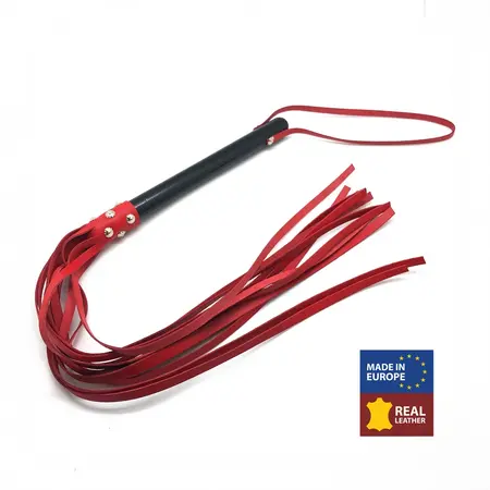 Red Leather premium model sa drvenom drškom i crvenim kožnim trakama od 78 cm