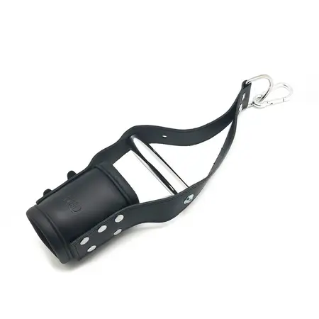 Red Leather kožne manžetne za suspenziju crne podesive od 17 do 24 cm