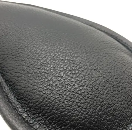 Red Leather crna kožna maska za oči, podesivi model sa postavom, 26x12 cm