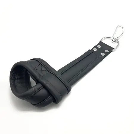 Red Leather premium kožne lisice za suspenziju u crnoj boji sa podesivim i izuzetno izdržljivim dizajnom