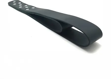 Red Leather kožni paddle za udaranje 44.5 cm crni, izdržljiv dvostrani model