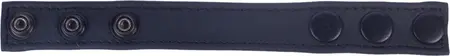 Cocky Adjustable Leather Band Black - Custom Fit Strap, 2.5 cm Wide