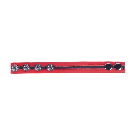 Red Leather Tippy podesiva kožna traka crvena - biljno štavljena, širina 2.3 cm
