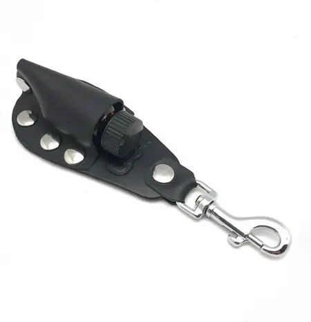 Red Leather kožni držač za bočicu arome mali crni 10ml
