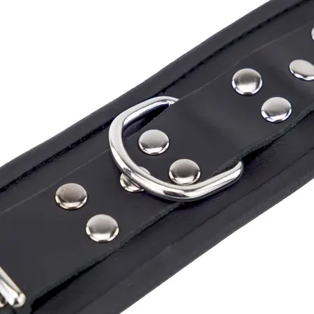 Red Leather podesivi kožni fiksatori za ruke crni 25 cm