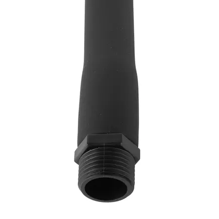 Fuck & Fist Advanced silikonski higijenski nastavak 45 cm crni fleksibilni adapter za tuš