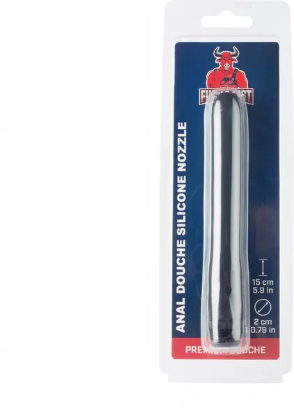 Nozzle silikonska higijenska mlaznica 15 cm crna - kompatibilna sa tuš crevom