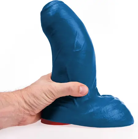 Buri L Blue Model, anatomski zakrivljena intimna igračka od PVC materijala dužine 22 cm