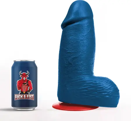 Dagr XL Blue Model, izuzetno masivna intimna igračka dužine 27.5 cm sa vakuum postoljem