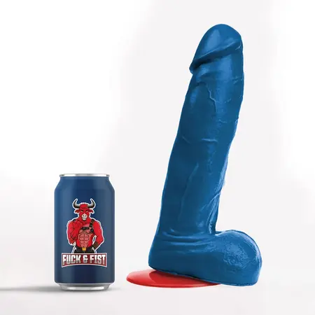 Hoenir XL intimni model sa odvojivim vakuum postoljem 19cm plavi PVC