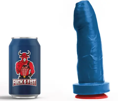 Fuck & Fist Magni M intimna igračka plava 18 cm anatomska od PVC-a sa vakuumskim postoljem