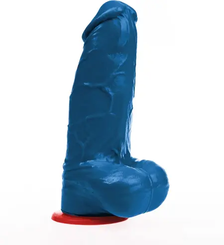 Fuck & Fist Freyr M anatomski model plavi 15 cm bez ftalata sa vakuum postoljem