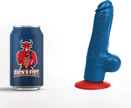 Fuck & Fist Tyr S intimni model plavi 16 cm sa odvojivim vakuum postoljem