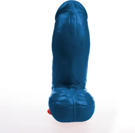 Fuck & Fist Thor XL anatomsko intimno pomagalo plavo 28 cm PVC sa vakuum postoljem