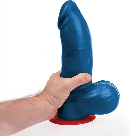 Fuck & Fist Thor XL anatomsko intimno pomagalo plavo 28 cm PVC sa vakuum postoljem