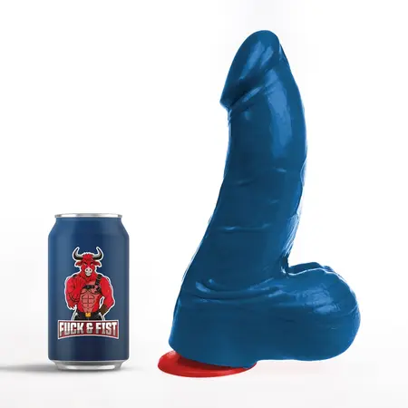 Fuck & Fist Thor L plava zakrivljena intimna igračka 18 cm od PVC-a bez ftalata