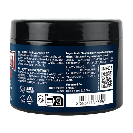 Fuck & Fist Hybrid Thick lubrikant 500ml, formula na bazi vode i silikona
