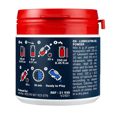 FF lubrikant u prahu 100g, prilagodljiva formula za mešanje u teglici