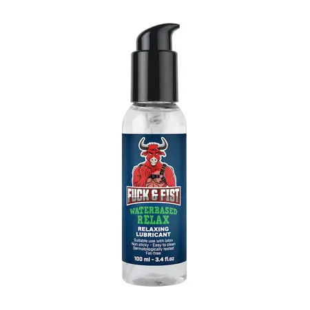 Fuck & Fist Waterbased Relax Lubricant Menthol 100ml, osvežavajuća formula