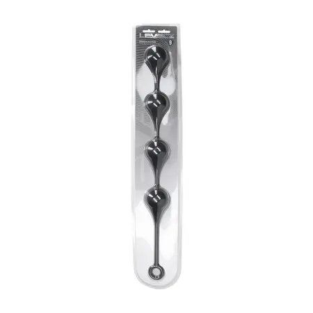 Levelz Silicone Waterdrop XXL 60mm Black fleksibilne analne kuglice za trening
