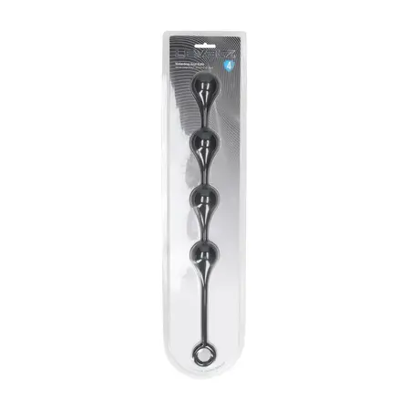 Levelz Waterdrop silikonske intimne kuglice L 40mm crne