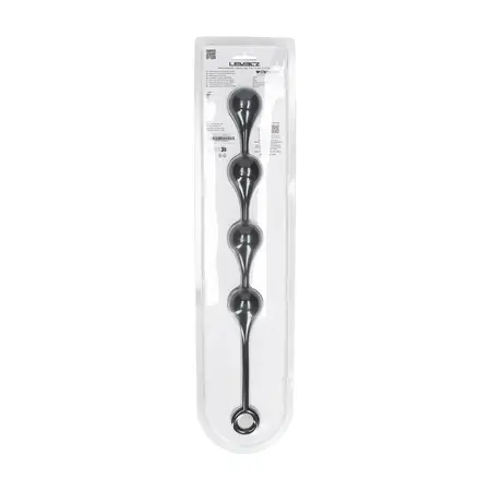 Levelz Waterdrop silikonske intimne kuglice L 40mm crne