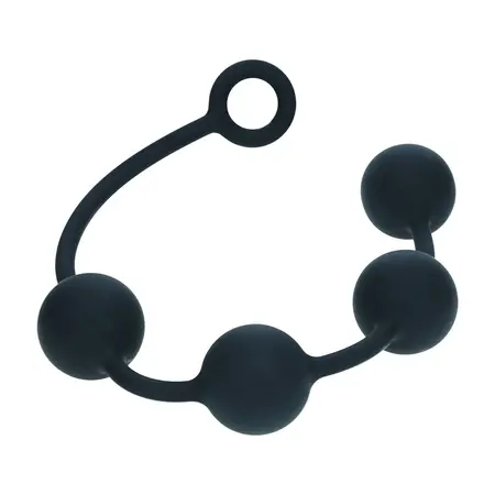 Levelz silikonske intimne kuglice za trening XL 50mm crne ergonomski dizajn