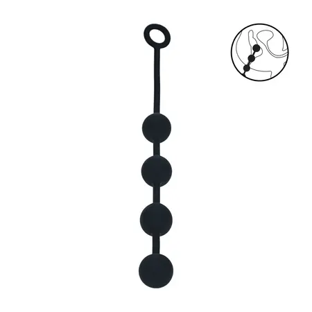 Levelz Silicone Sphere System L 40mm Black sa fleksibilnom petljom za kontrolu