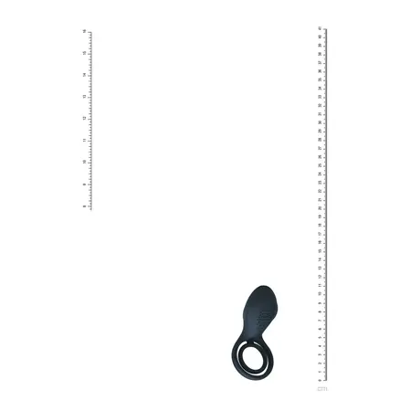 LEVELZ Ring Black silikonski vibrirajući prsten za intenzivnije intimne trenutke