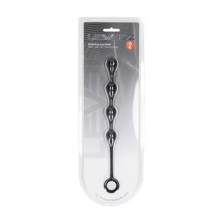 LEVELZ Waterdrop silikonske intimne kuglice S 20mm crne fleksibilnog dizajna