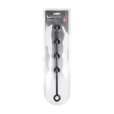LEVELZ silikonske intimne kuglice M 30mm crne, ergonomski dizajn