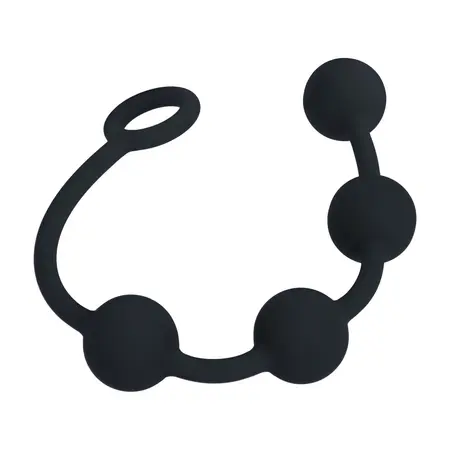 LEVELZ silikonske intimne kuglice M 30mm crne, ergonomski dizajn